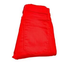 Alice & Olivia Good High Rise Ankle Skinny Jeans Paprika Size 26